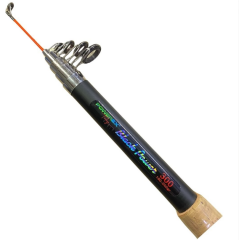 Powerex Black Power 2.40m. 150-200gr. Atarlı Mantar Uzun Sap Teleskopik Olta Kamışı