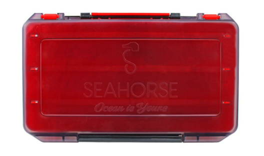 Sea Horse 210Ds Lure Box – UV Korumalı Çift Taraflı Rapala Kutusu, 6 Bölmeli (22.5x12.5x4.5 cm)