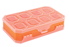 Powerex Alfa Çift Taraflı 10 Bölmeli Organizer Balıkçı Kutusu