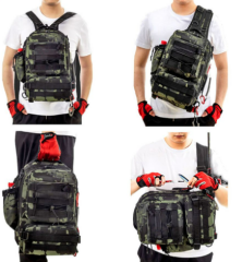 Sea Horse Explorer&Back Pack Camo Spin Sırt Çantası – Suya Dayanıklı, Çok Fonksiyonlu 38x24x20 cm