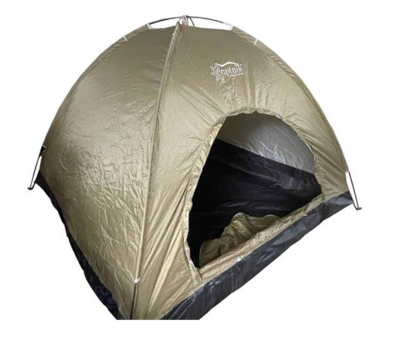 Captain 7300 Kolay Kurulumlu Kamp Çadırı – 2 Kişilik, Sineklikli, Su Geçirmez 200x150x110 cm