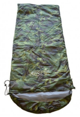 Captain 7406 Mumya Tipi Uyku Tulumu – 0°C, Kamuflaj, Pamuk Dolgulu (190+30x50x75 cm)