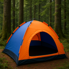 Captain 10 Kişilik Otomatik Kamp Çadırı – 300x300x170 cm, Şemsiye Tipi, Su Geçirmez, Sineklikli