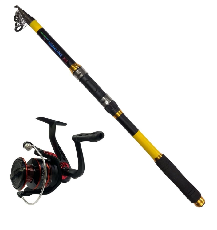 Powerex Highline 3,6m. 75-150gr Kamış - PC6000 Metal Kamış Makine Olta Seti