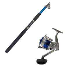 Blue Coastal 360cm 60-120gr Kamış - Carrera 6000 Mavi Kamış Makine Olta Seti