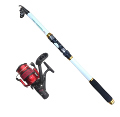 Powerex Carrera 3m. 75-150gr Kamış - Highline Plus 4000 Kırmızı Kamış Makine Olta Seti