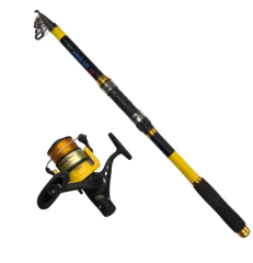 Powerex Highline 3m. 75-150gr Kamış - Highline Plus 4000 Sarı Kamış Makine Olta Seti