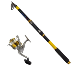 Powerex Highline 3,6m. 75-150gr Kamış - Carrera 6000 Gold Kamış Makine Olta Seti