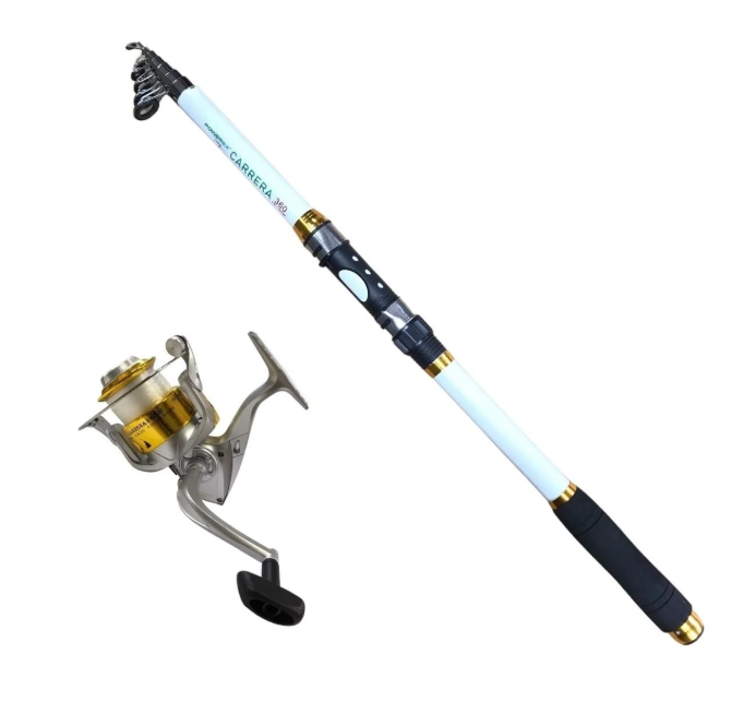 Powerex Carrera 3,6m. 75-150gr Kamış - Carrera 6000 Gold Kamış Makine Olta Seti