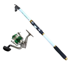 Powerex Carrera 3m. 75-150gr Kamış - Carrera 4000 Yeşil Kamış Makine Olta Seti