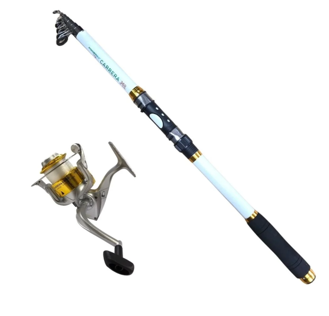 Powerex Carrera 3m. 75-150gr Kamış - Carrera 4000 Gold Kamış Makine Olta Seti