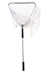 OCB FISHING Üçgen 50x50 Katlanır Misina Torlu Kepçe 150cm Sap